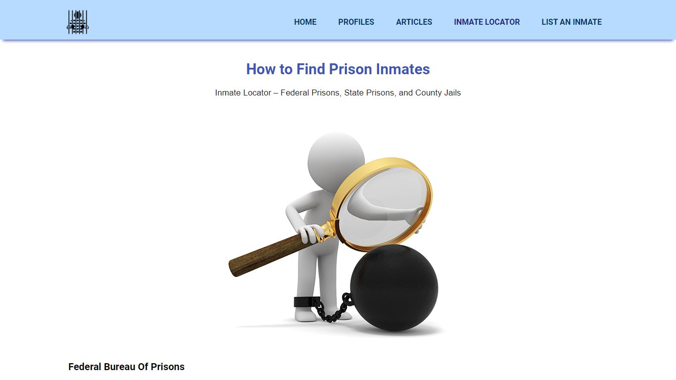 Inmate Locator - Inmate Searches